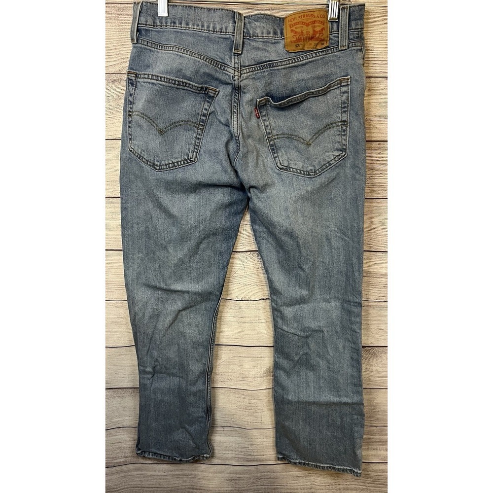 Vintage Levi's 527 Bootcut Jeans Men's 32x30 Blue Denim Western Cowboy Stretch - Picture 2 of 7